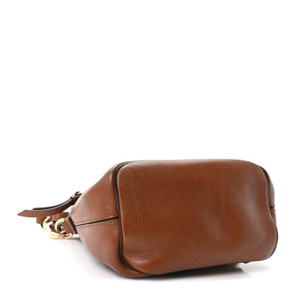 Suede Calfskin Mini Faye Backpack Tan