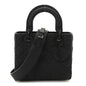 Ultra Matte Calfskin Cannage Small My ABCDior Lady Dior Black