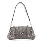 Nappa Vertical Matelasse Small Maxi Horsebit Chain Shoulder Bag Gray