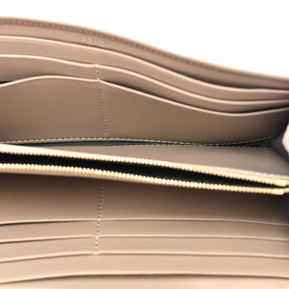 Vitello King Cruise FF Diamonds Continental Envelope Wallet On Chain Truffle Dove