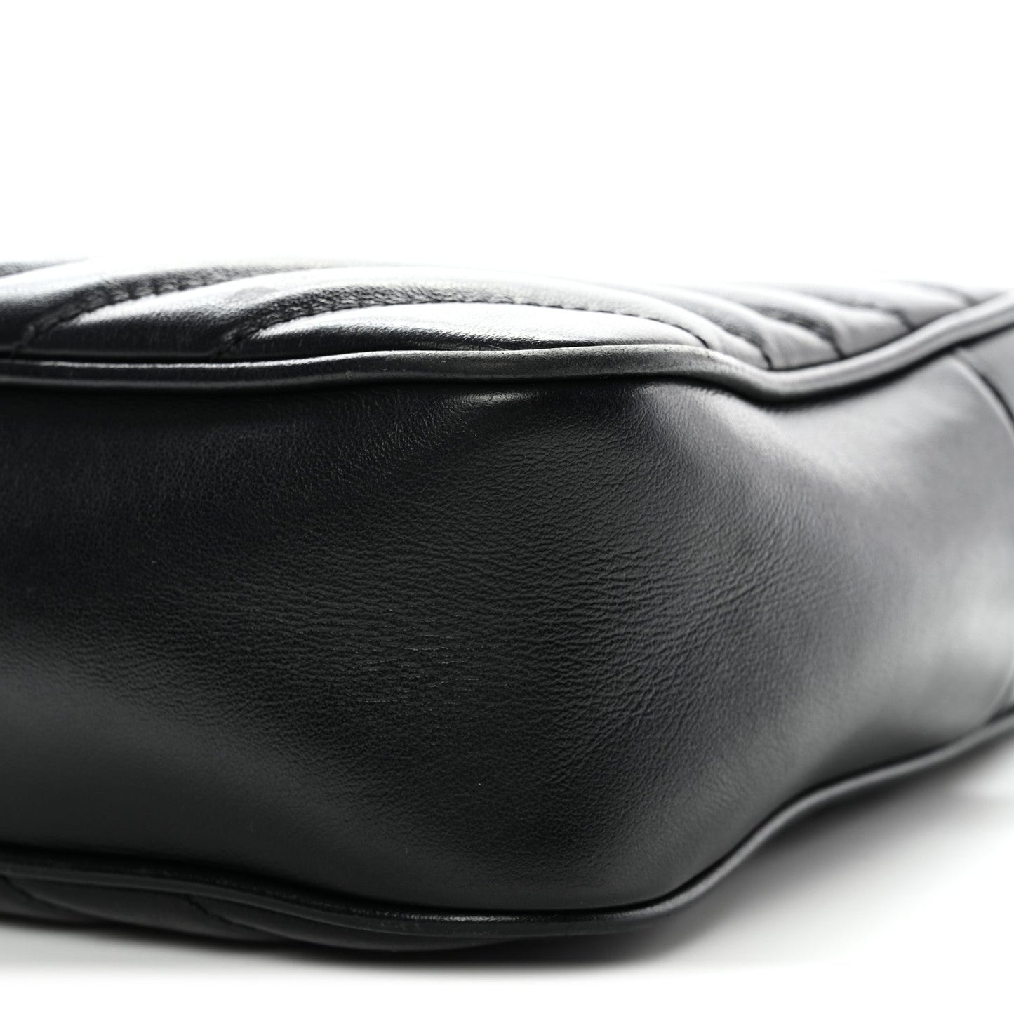 Calfskin Matelasse Monogram Lou Camera Bag Black