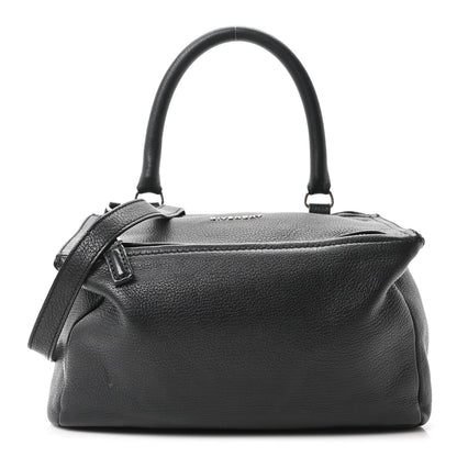 Sugar Goatskin Small Pandora Black