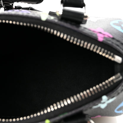 LV X TM Monogram Multicolor Nano Speedy Black