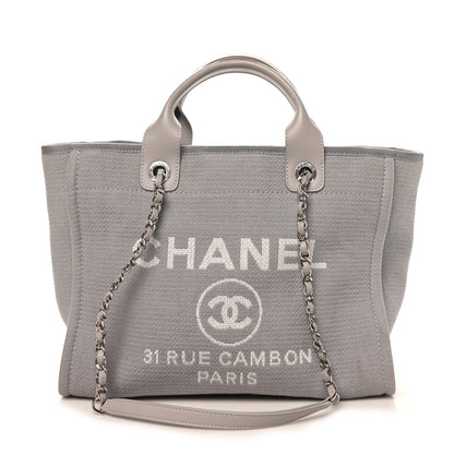 Mixed Fibers Small Deauville Tote Light Grey