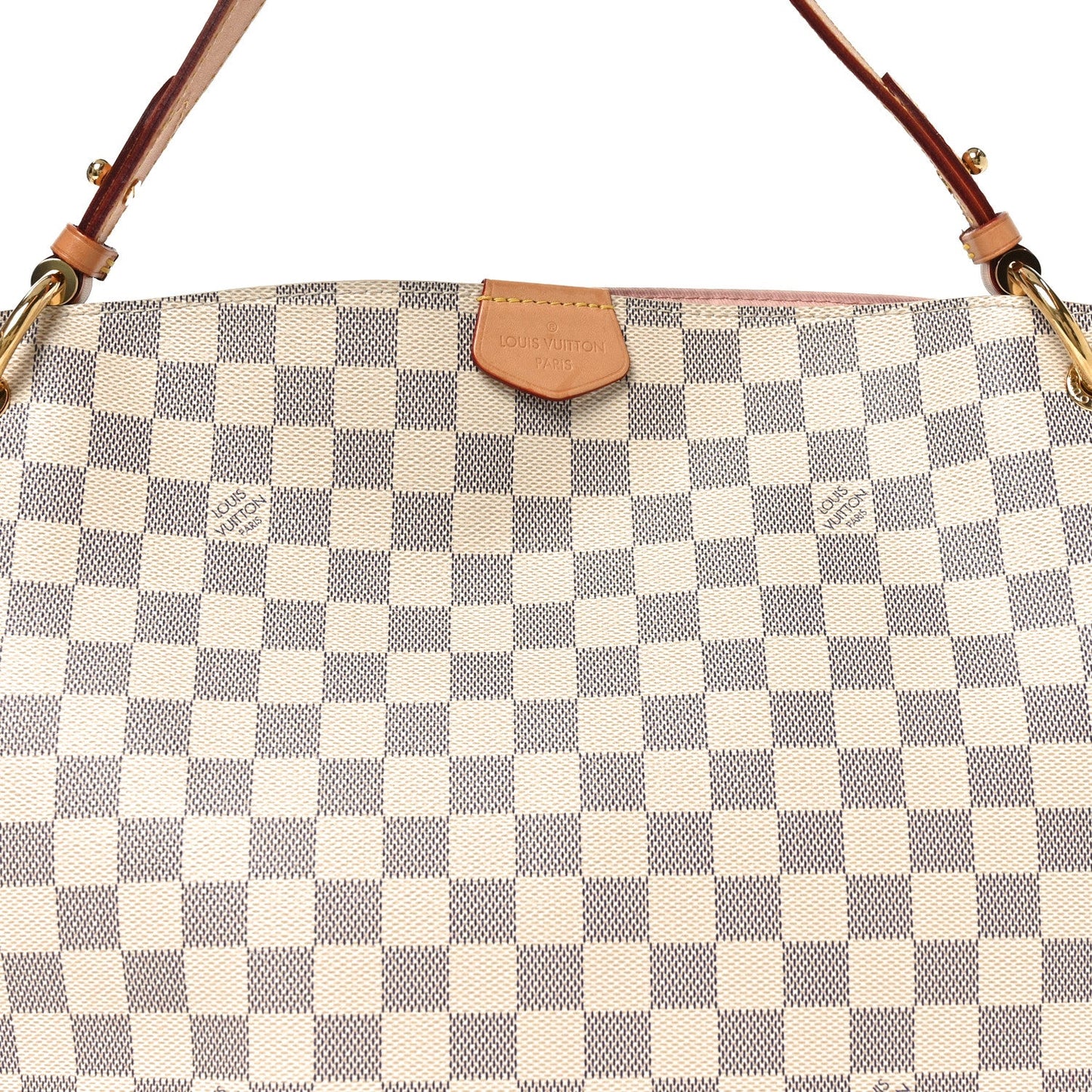 Damier Azur Graceful PM Rose Ballerine