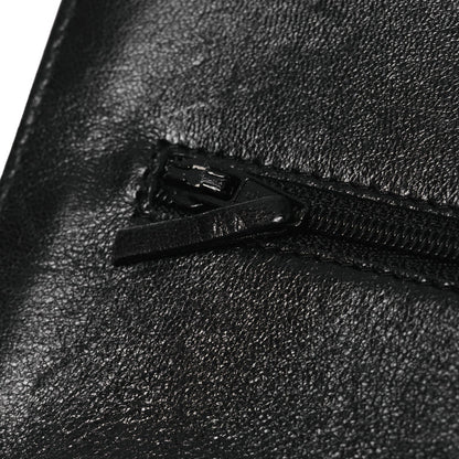 Aged Calfskin Quilted Reissue Wallet On Chain WOC Black