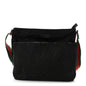 Monogram Web Medium Flat Messenger Bag Black