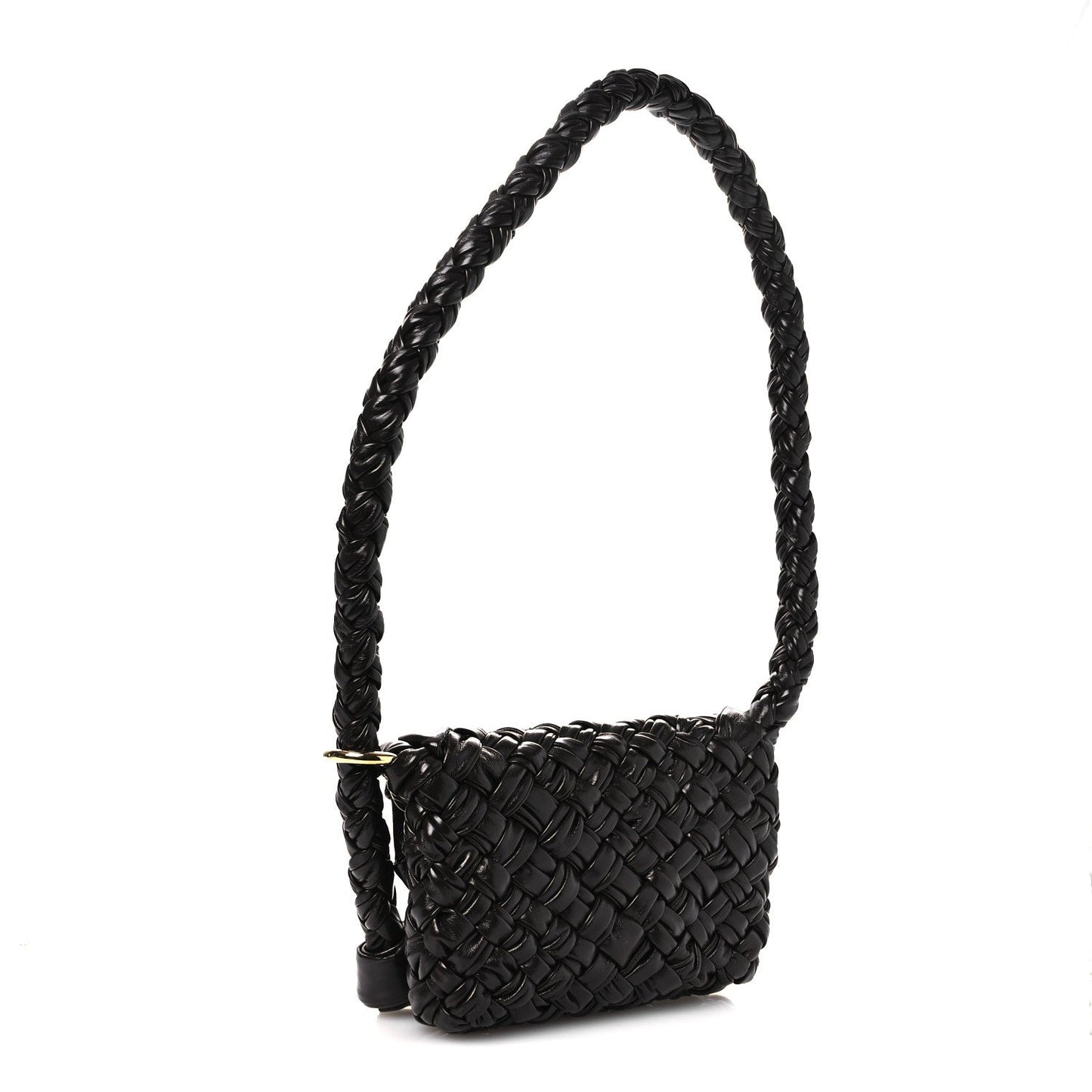 Calfskin Foulard Intreccio Kalimero Città Shoulder Bag Fondant