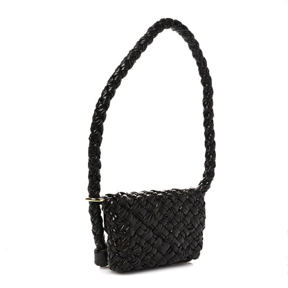 Calfskin Foulard Intreccio Kalimero Città Shoulder Bag Fondant