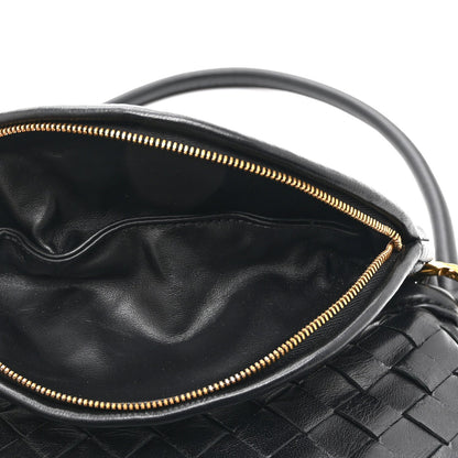 Nappa Intrecciato Small Gemelli Black