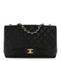 Caviar Quilted Jumbo Single Flap Black