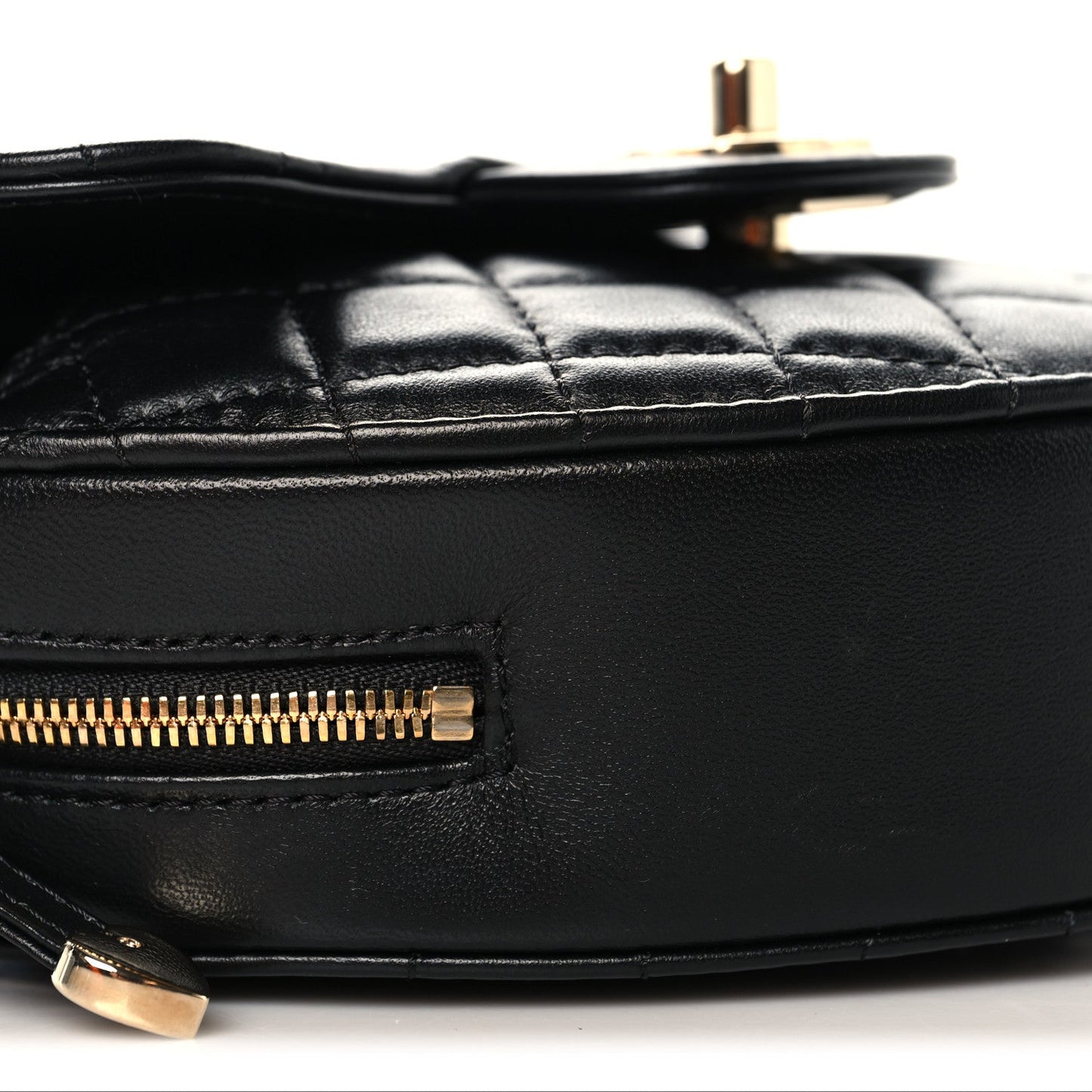 Lambskin Quilted CC In Love Heart Bag Black