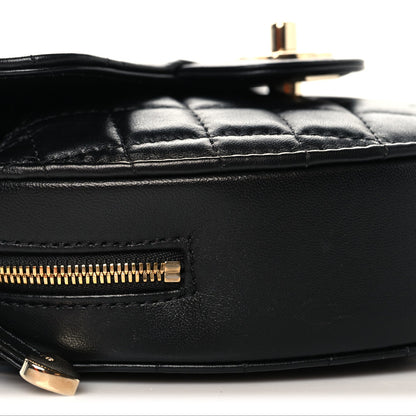 Lambskin Quilted CC In Love Heart Bag Black