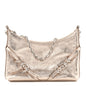 Metallic Calfskin Mini Voyou Bag Dusty Gold