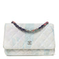Canvas Quilted Jungle Jeans Wallet on Chain WOC Multicolor