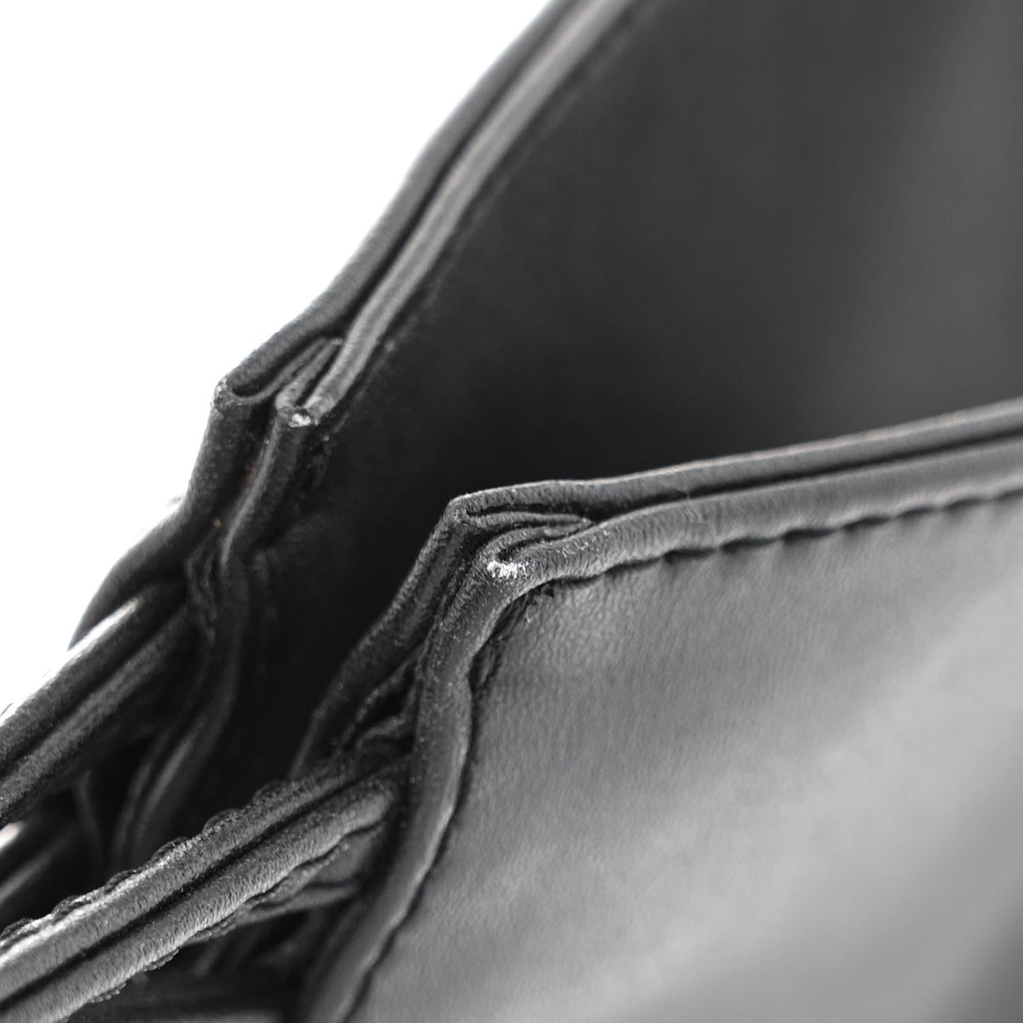 Vegan Leather Small Shopping Bag Black