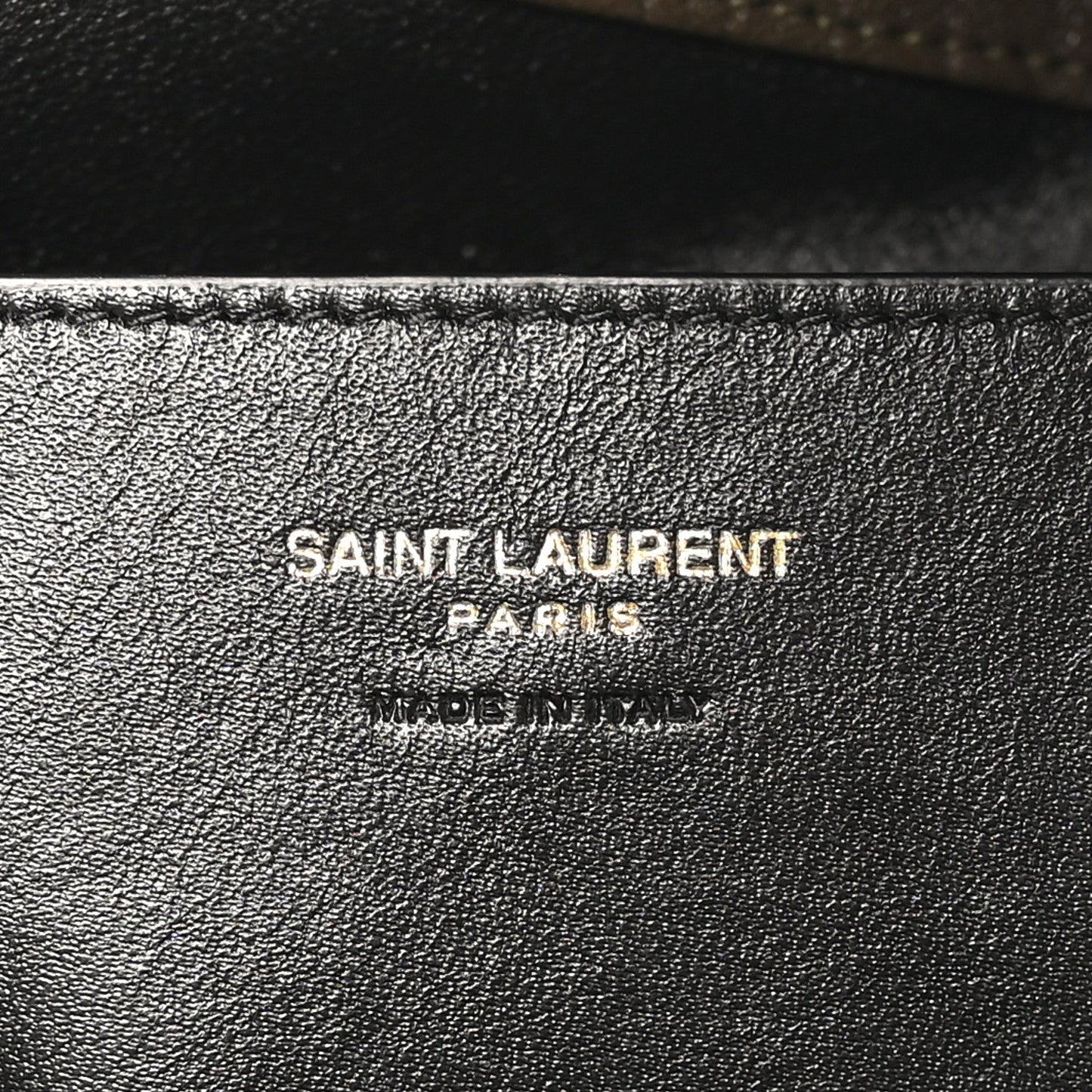 Grained Lambskin Large Cassandre Envelope Pouch Light Musk