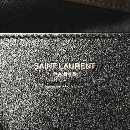 Grained Lambskin Large Cassandre Envelope Pouch Light Musk