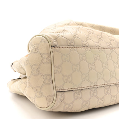 Guccissima Medium Sukey Tote Mystic White