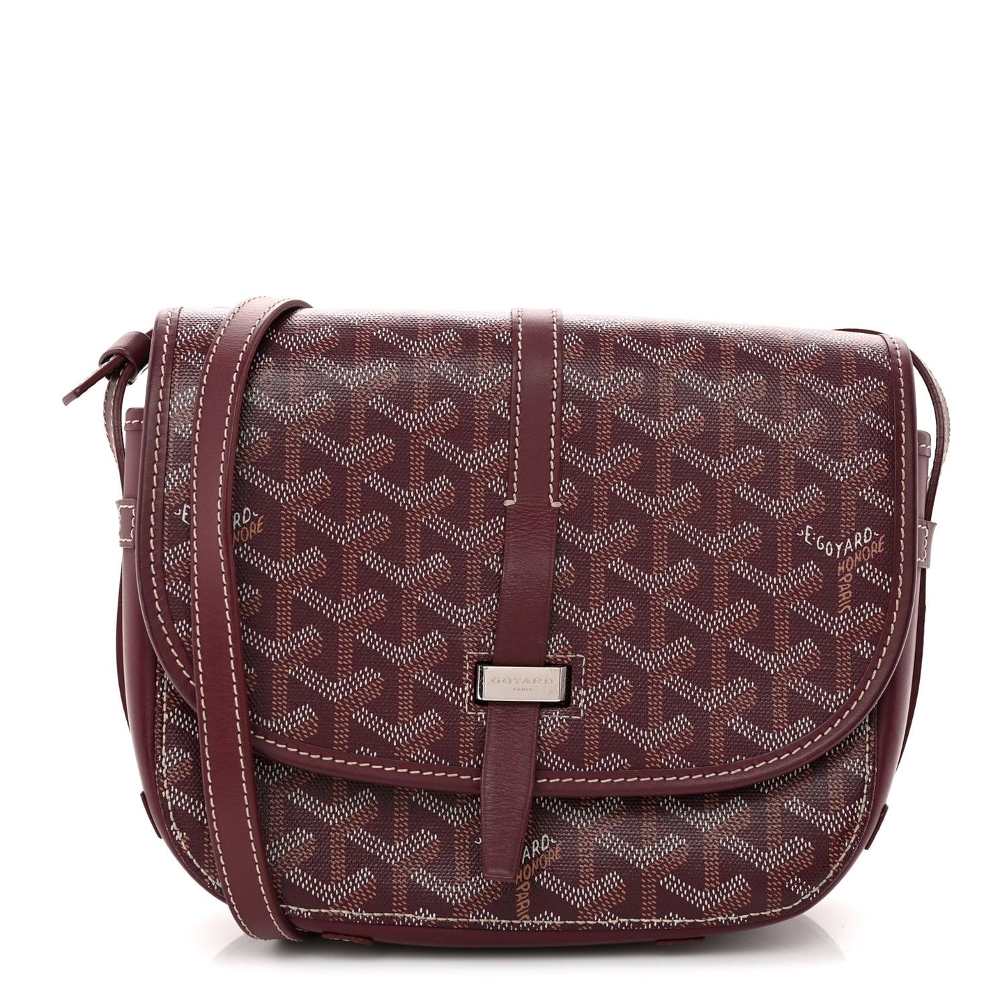 Goyardine Belvedere II PM Messenger Bag Bordeaux