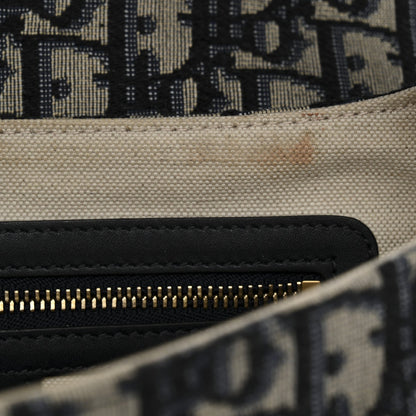 Oblique Saddle Bag Blue