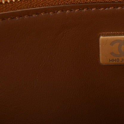 Suede Calfskin Souplissimo Maxi Flap Camel