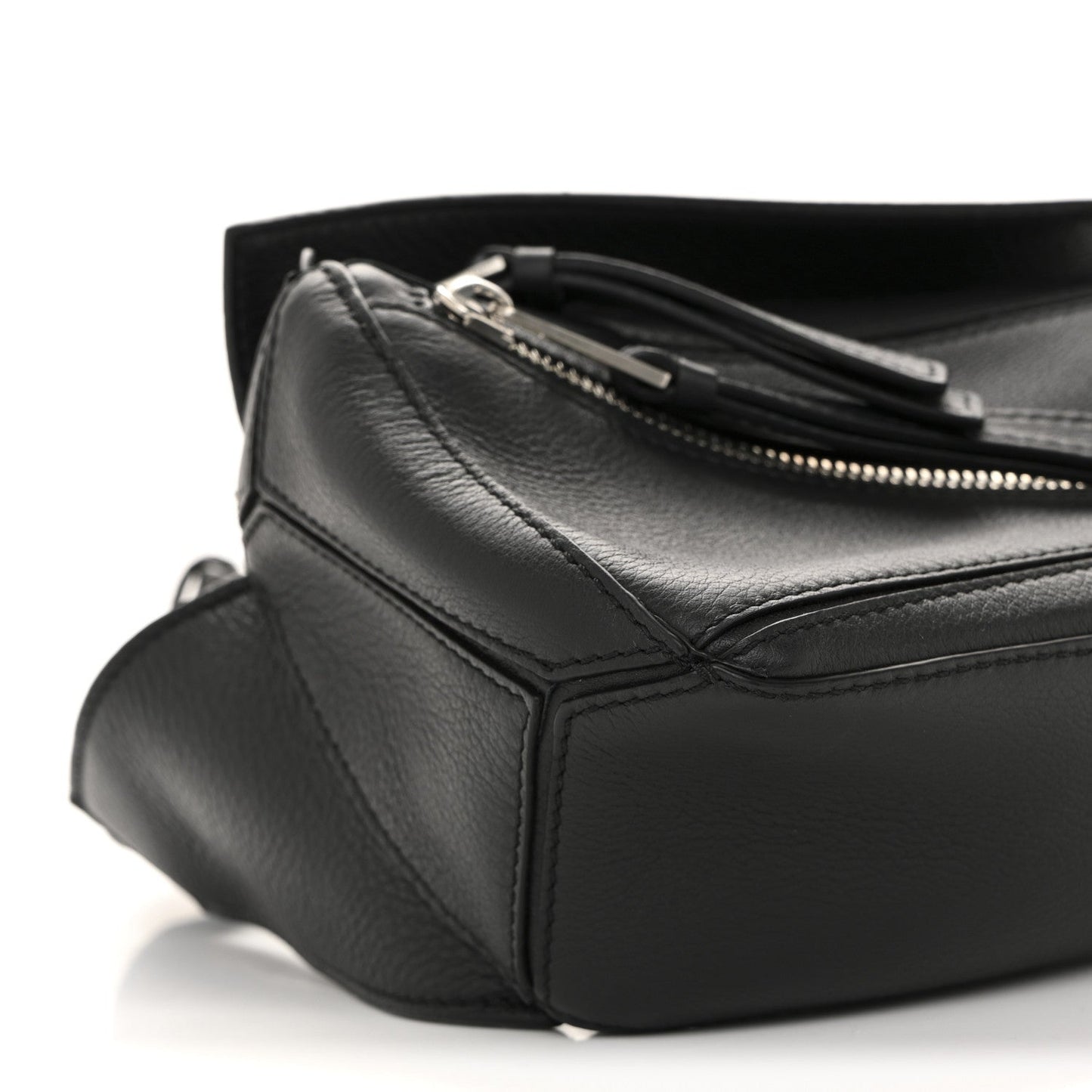 Calfskin Mini Puzzle Bumbag Black