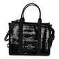 Sequin Small The Tote Bag Black