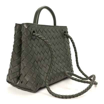 Nappa Intrecciato Small Andiamo Shoulder Bag Pickle