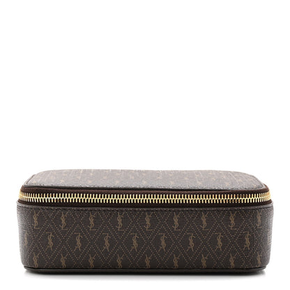 Canvas Le Monogramme Small Jewelry Case Chestnut