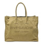 Canvas Rive Gauche Maxi Tote Fir Green