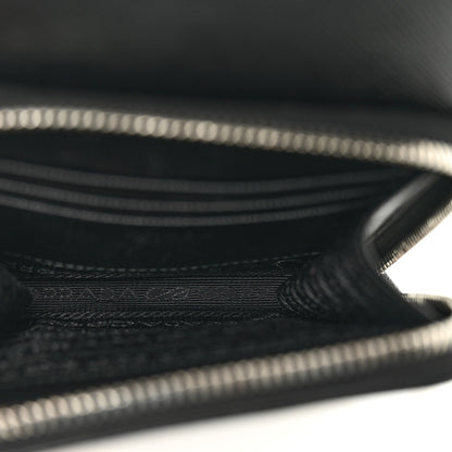 Saffiano Smartphone Case Crossbody Black