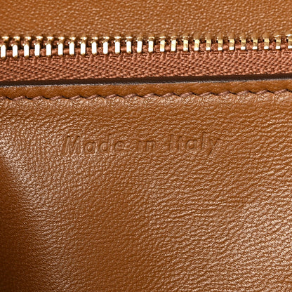 Box Calfskin Medium Classic Box Flap Bag Camel