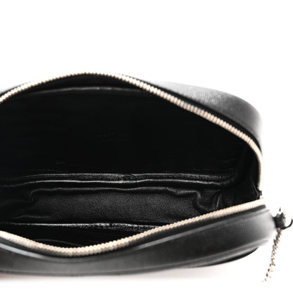 Grain De Poudre Matelasse Monogram Mini Lou Camera Bag Black