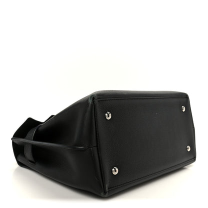 Soft Calfskin My Lockme Top Handle Black