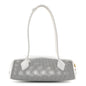 Fishnet Calfskin Laser Cut Medium Le Teckel Bag Blanc Optique