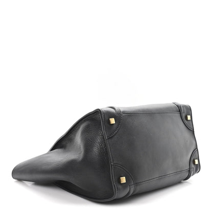 Smooth Calfskin Mini Luggage Black