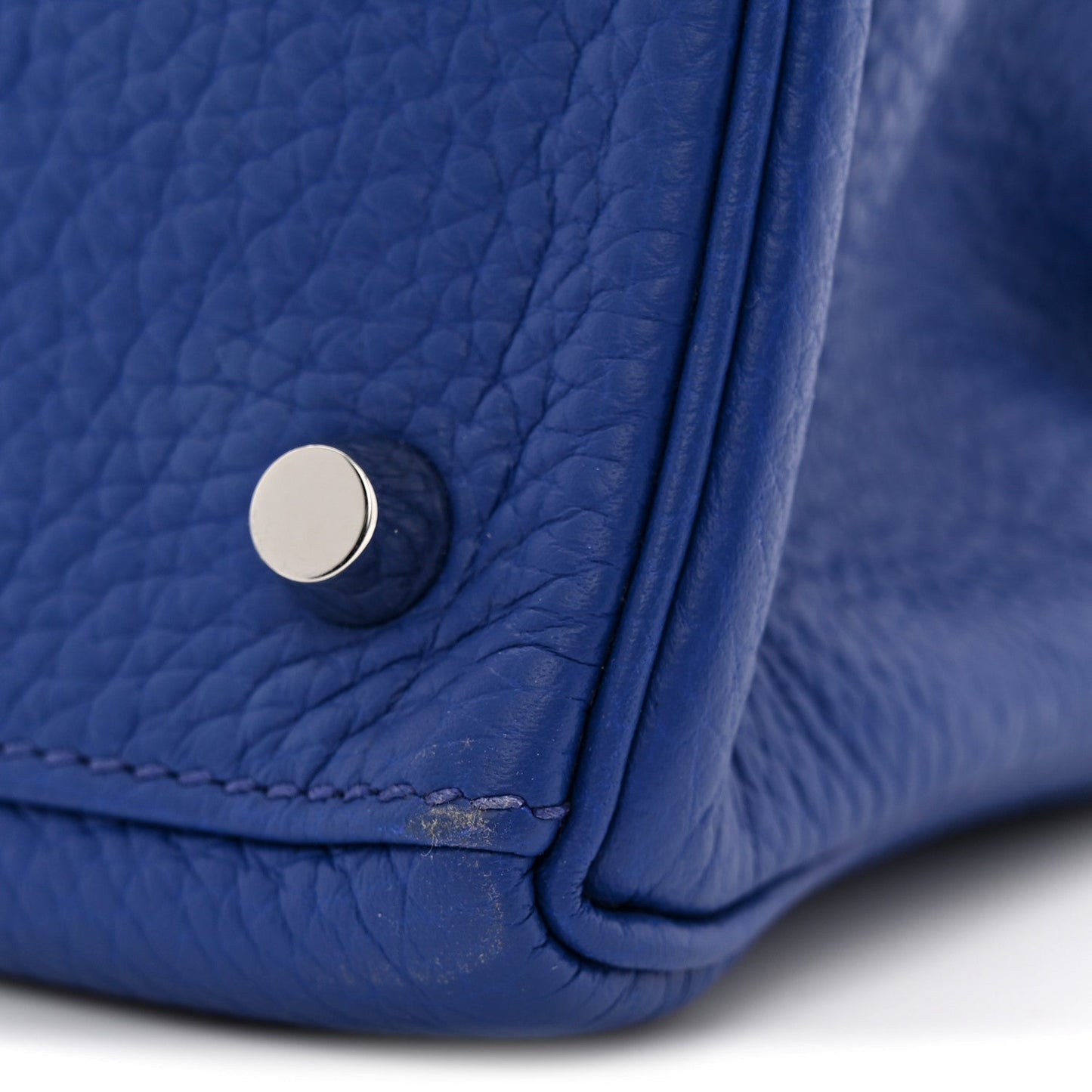 Taurillon Clemence Kelly Retourne 32 Bleu Electrique
