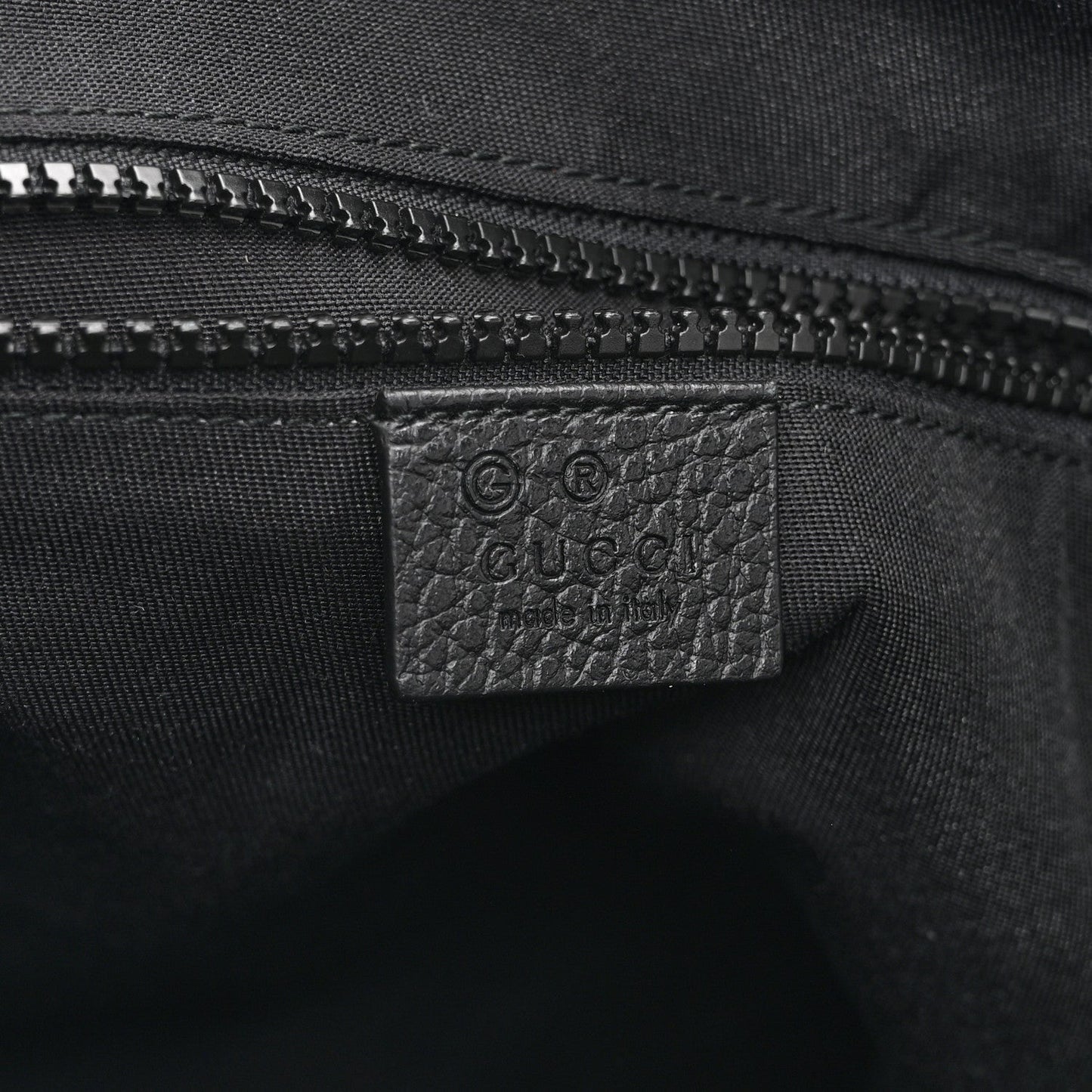 Nylon Monogram Small Flat Messenger Bag Black