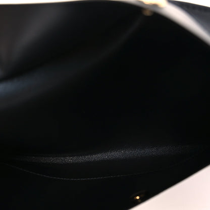 Calfksin Slim Belt Bag Black