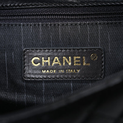 Lambskin Medium Westminster Pearl Flap Black