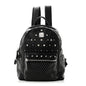 Calfskin Studded Small Stark Backpack Black