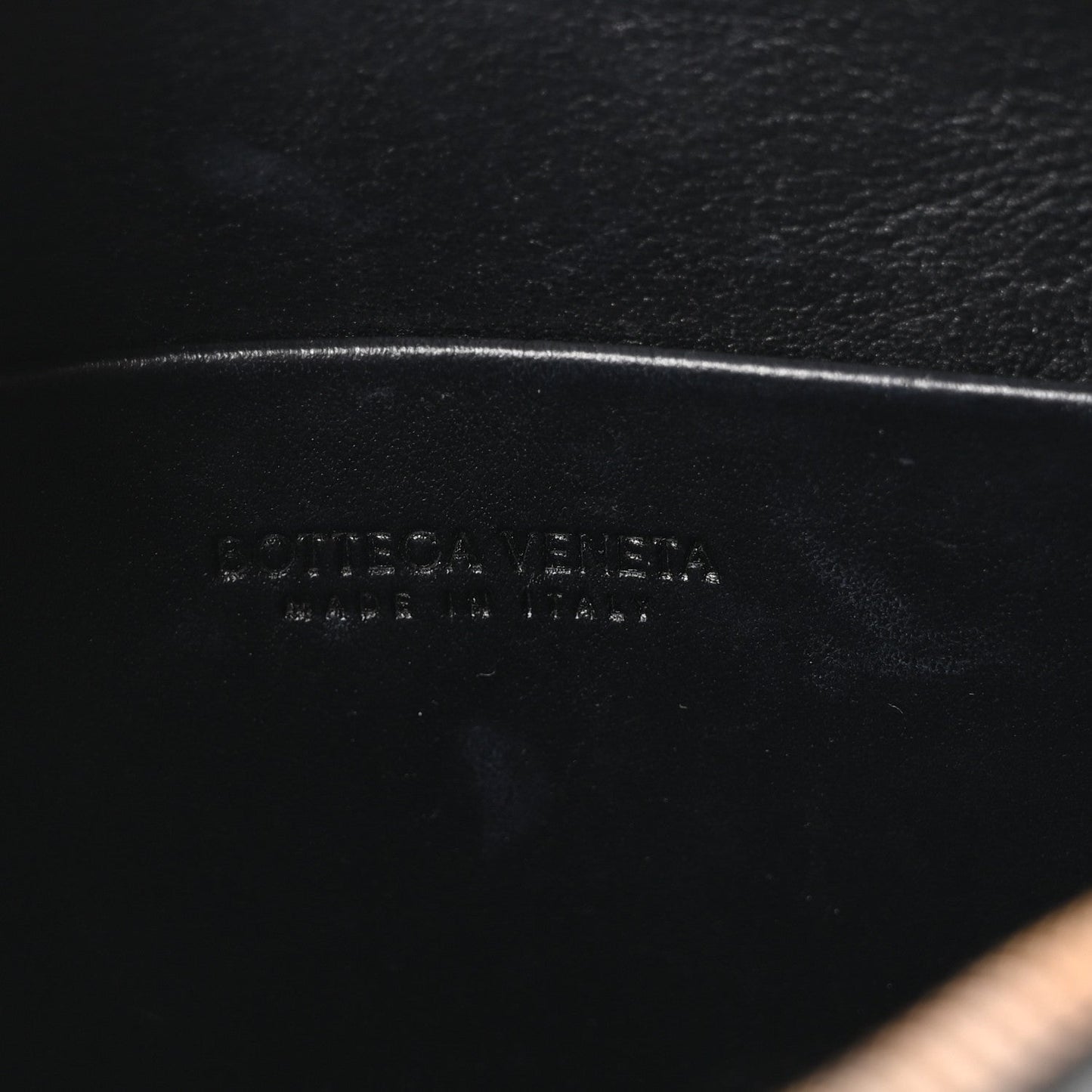 Nappa Intrecciato Mini Loop Camera Bag Black
