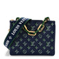Lambskin Embossed Monogram Coussin PM Blue Green