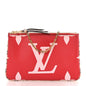 Monogram Giant Double Zip Pochette Rouge