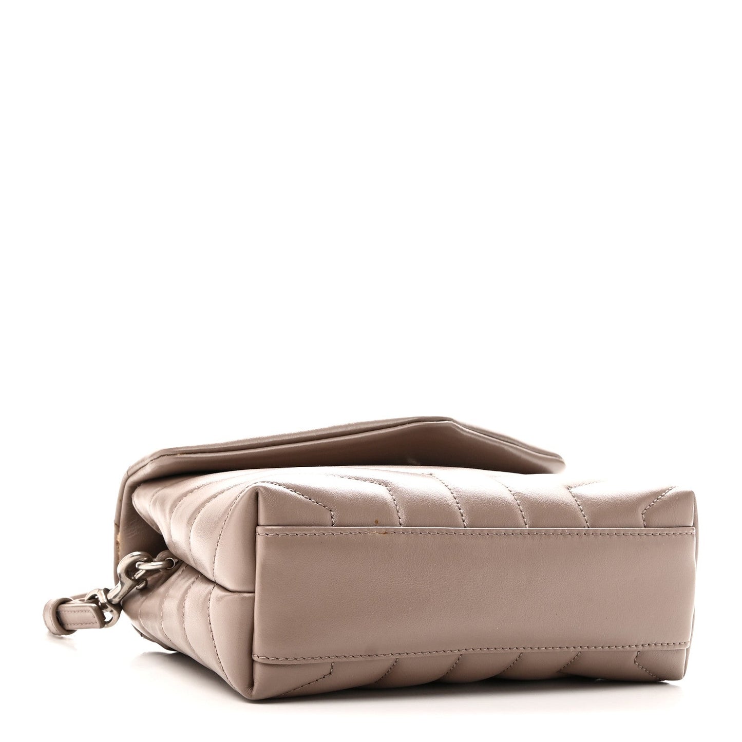 Calfskin Y Quilted Monogram Toy Loulou Crossbody Bag Mink