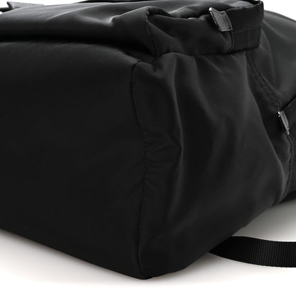 Tessuto Nylon Saffiano Day Backpack Black