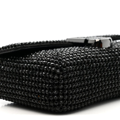 The Rhinestone J Marc Mini Shoulder Bag Black