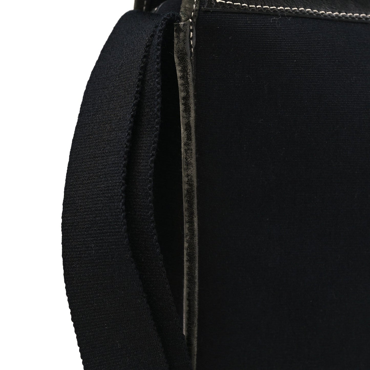 Toile Officier Buenaventura Messenger Bag Black