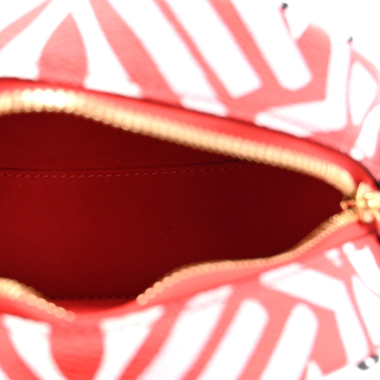 Monogram Giant Crafty Boite Chapeau Souple PM Rouge Rose Creme